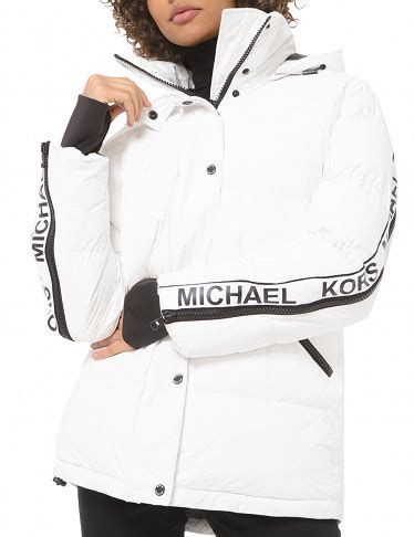 michael kors daunenjacke weiss|Michael Kors coats for women.